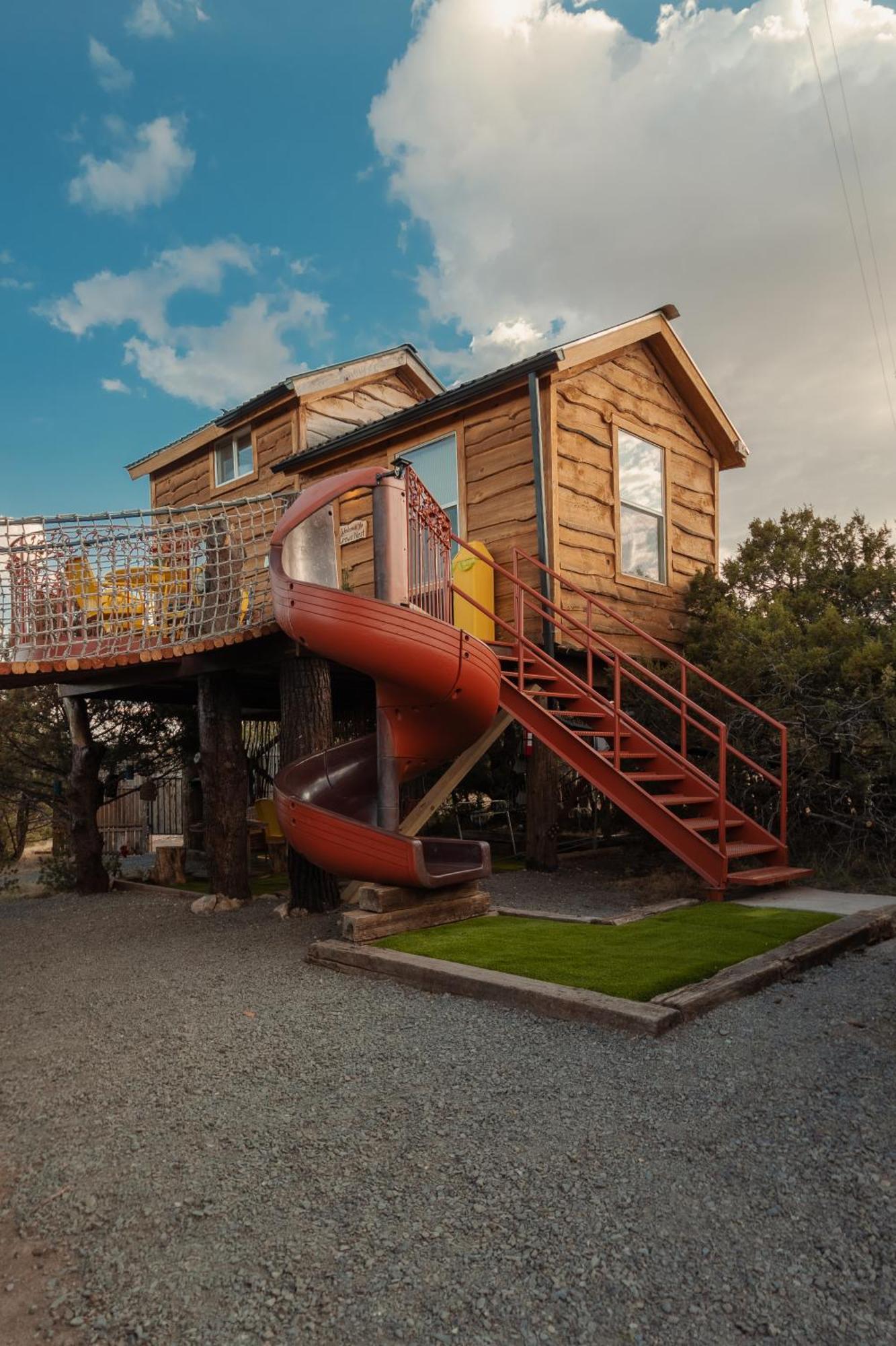 הוילה Nogal Crows Nest Treehouse At El Mstico Ranch מראה חיצוני תמונה