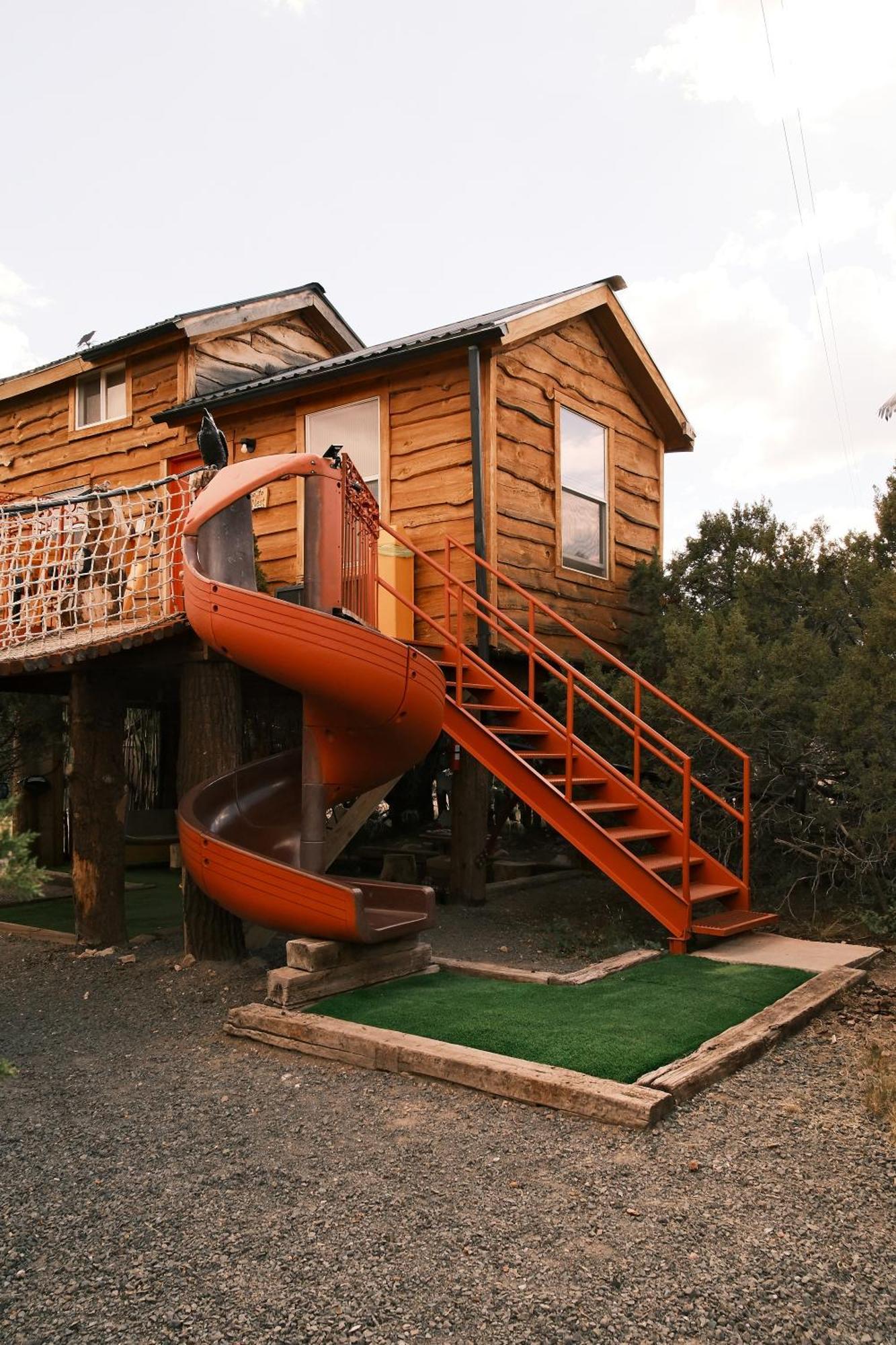 הוילה Nogal Crows Nest Treehouse At El Mstico Ranch מראה חיצוני תמונה
